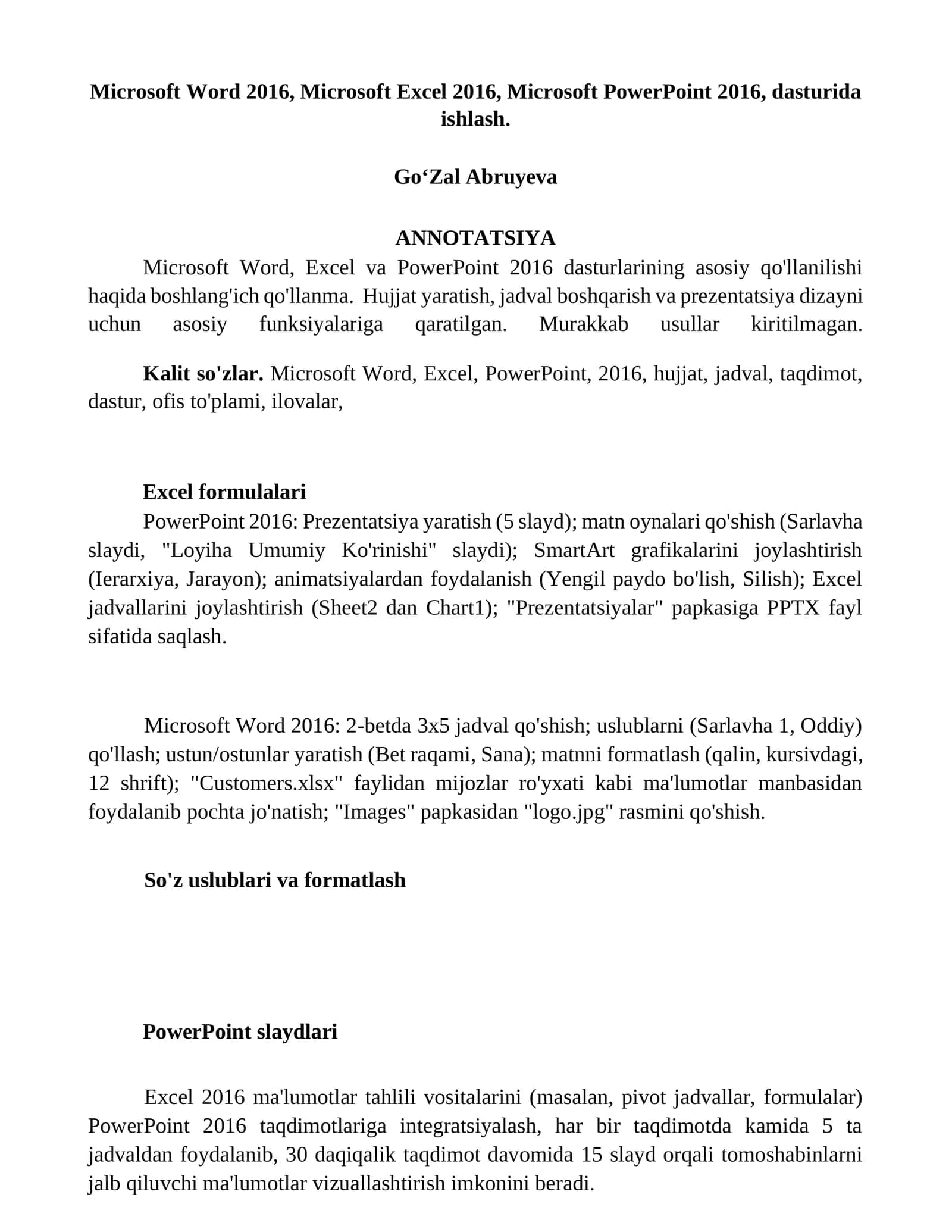 PowerPoint 2016