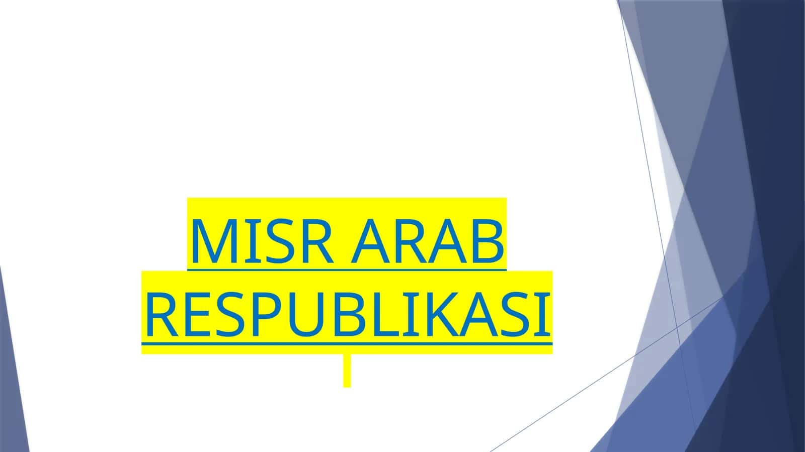 Misr Arab Respublikasi