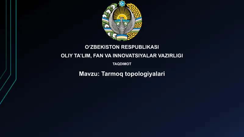 Tarmoq topologiyalari