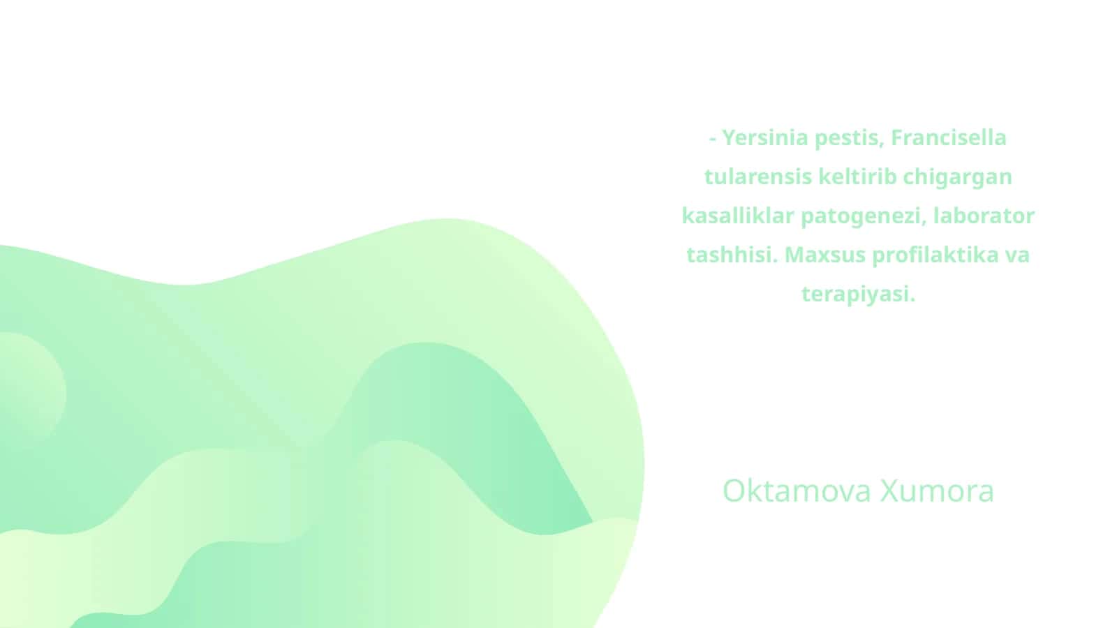 Yersinia pestis, Francisella tularensis keltirib chigargan kasalliklar patogenezi, laborator tashhisi