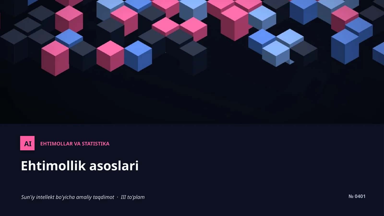 Ehtimollar va statistika