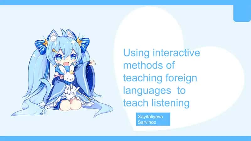 Foreign Language Listening Skills Teaching