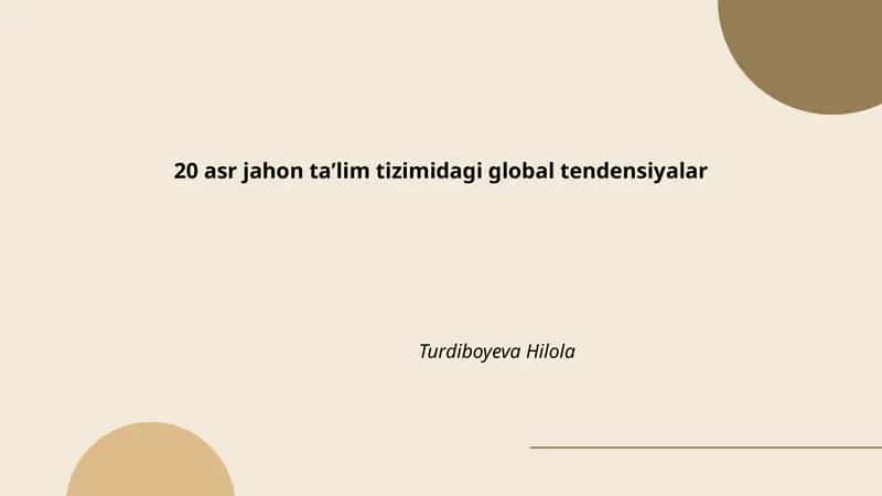 Ta'lim texnologiyalari va raqamli transformatsiya
