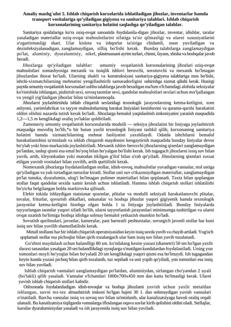 Oziq-ovqat sanoati