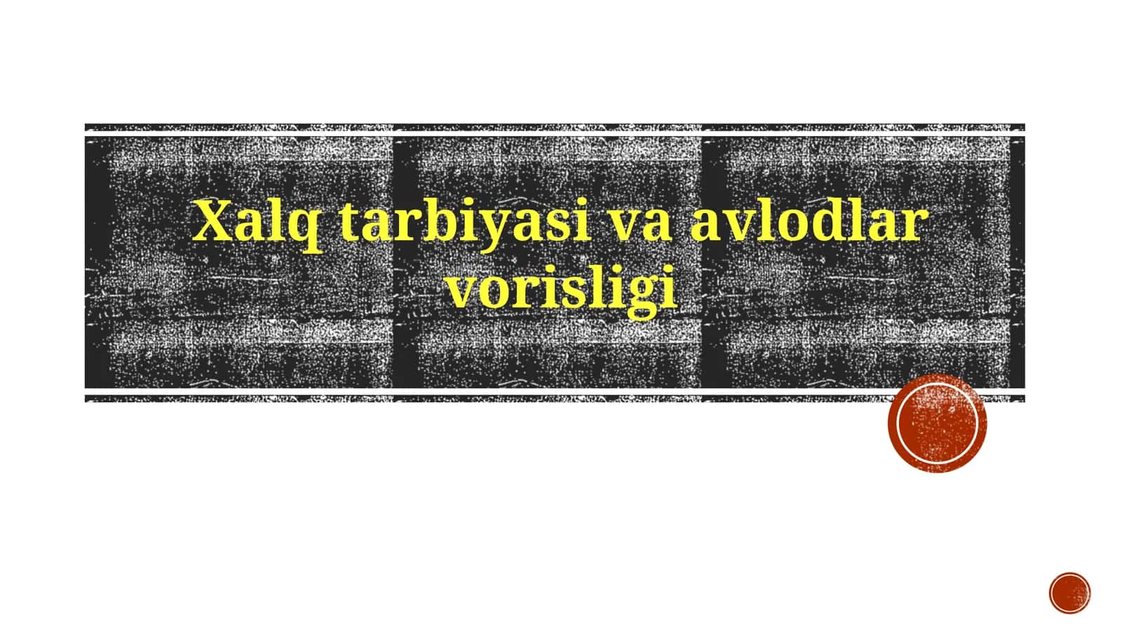 Avlod almashinuvi ta'rifi