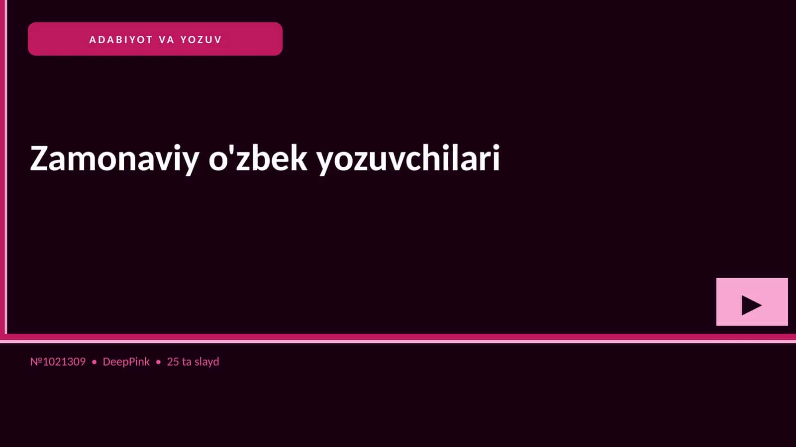 Zamonaviy o'zbek yozuvchilari