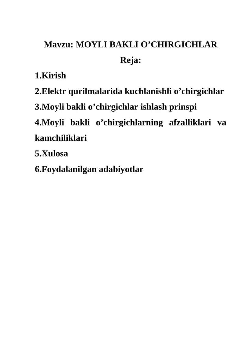 MOYLI BAKLI O’CHIRGICHLAR