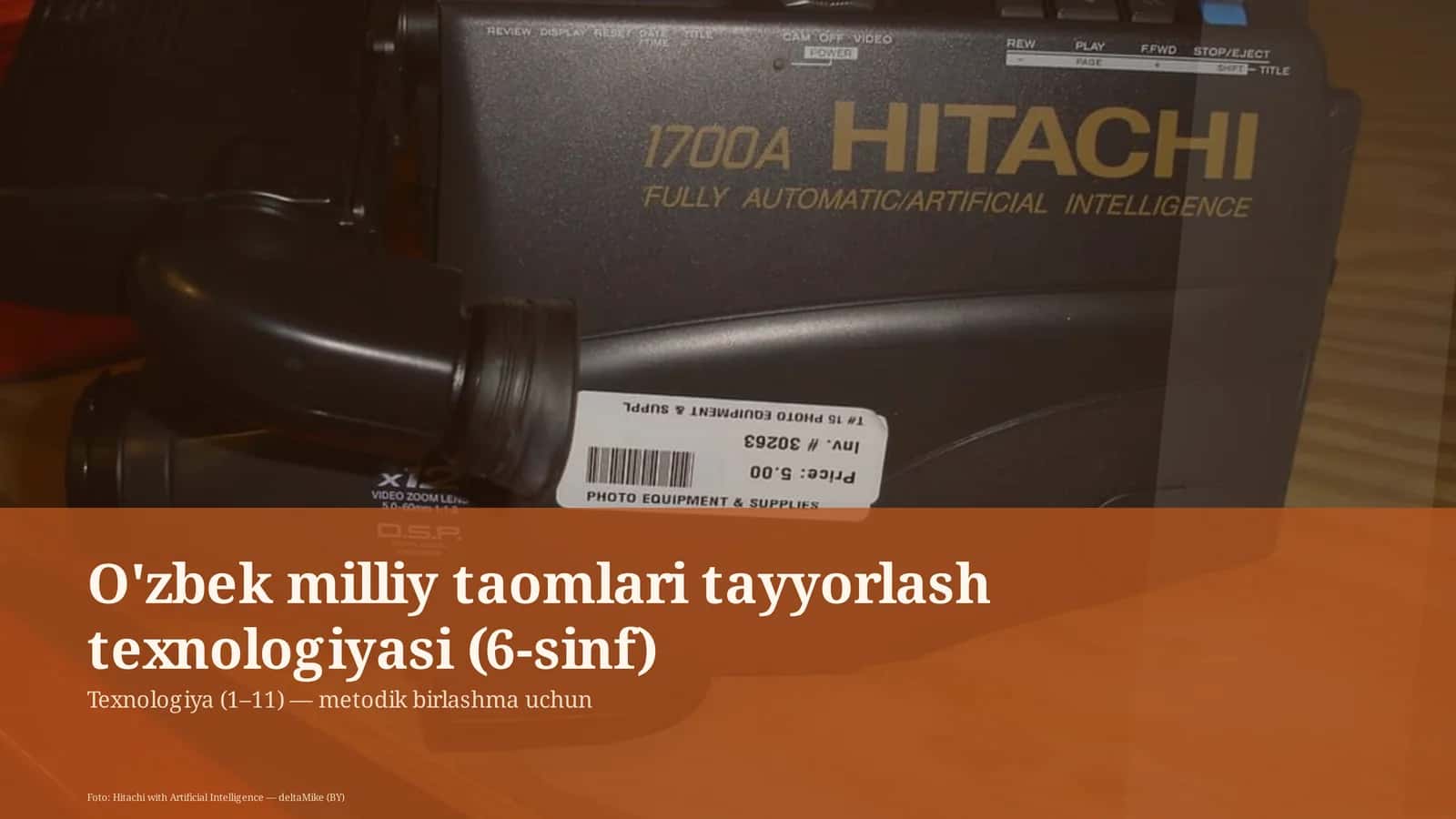 O'zbek milliy taomlari tayyorlash texnologiyasi (6-sinf)