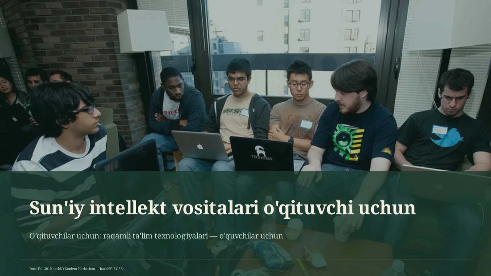 Sun'iy intellekt vositalari o'qituvchi uchun