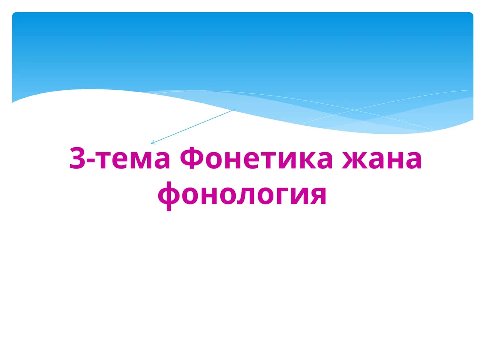 Фонетика жана фонология