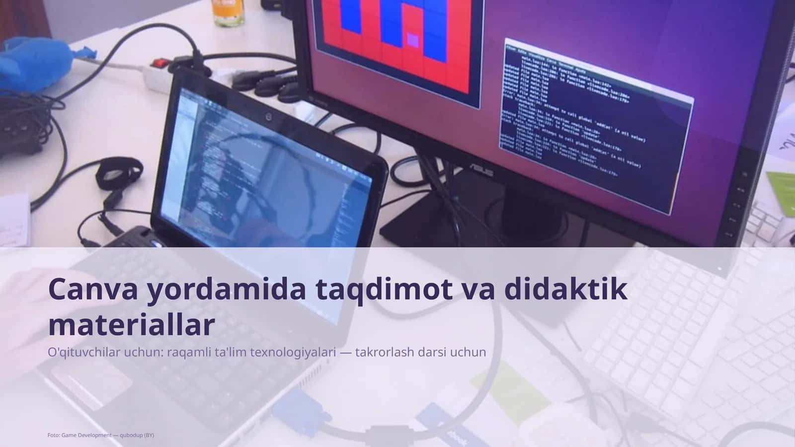 O'qituvchilar uchun: raqamli ta'lim texnologiyalari — takrorlash darsi uchun