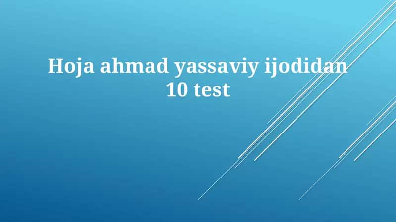 Yassaviy sinovlari