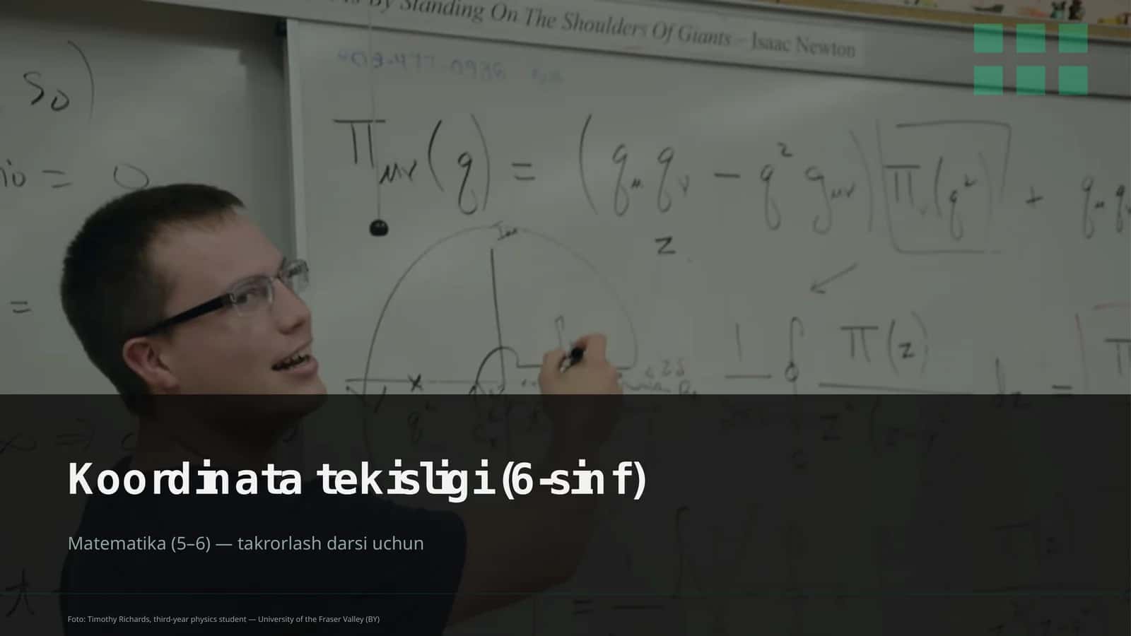 Koordinata tekisligi (6-sinf)