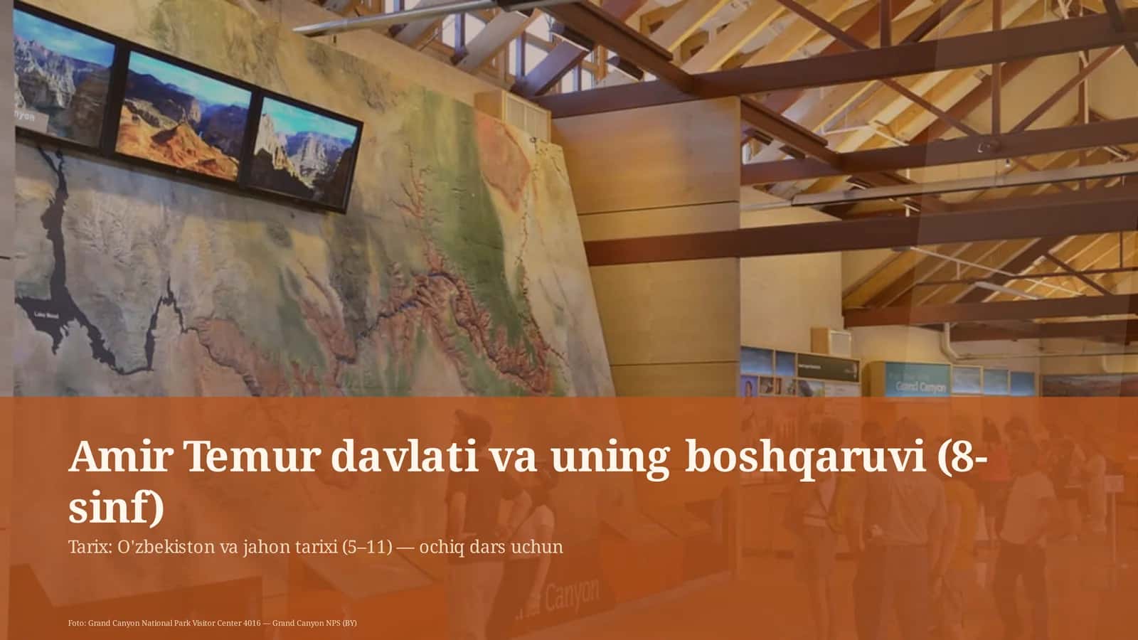 Amir Temur davlati va uning boshqaruvi (8-sinf)