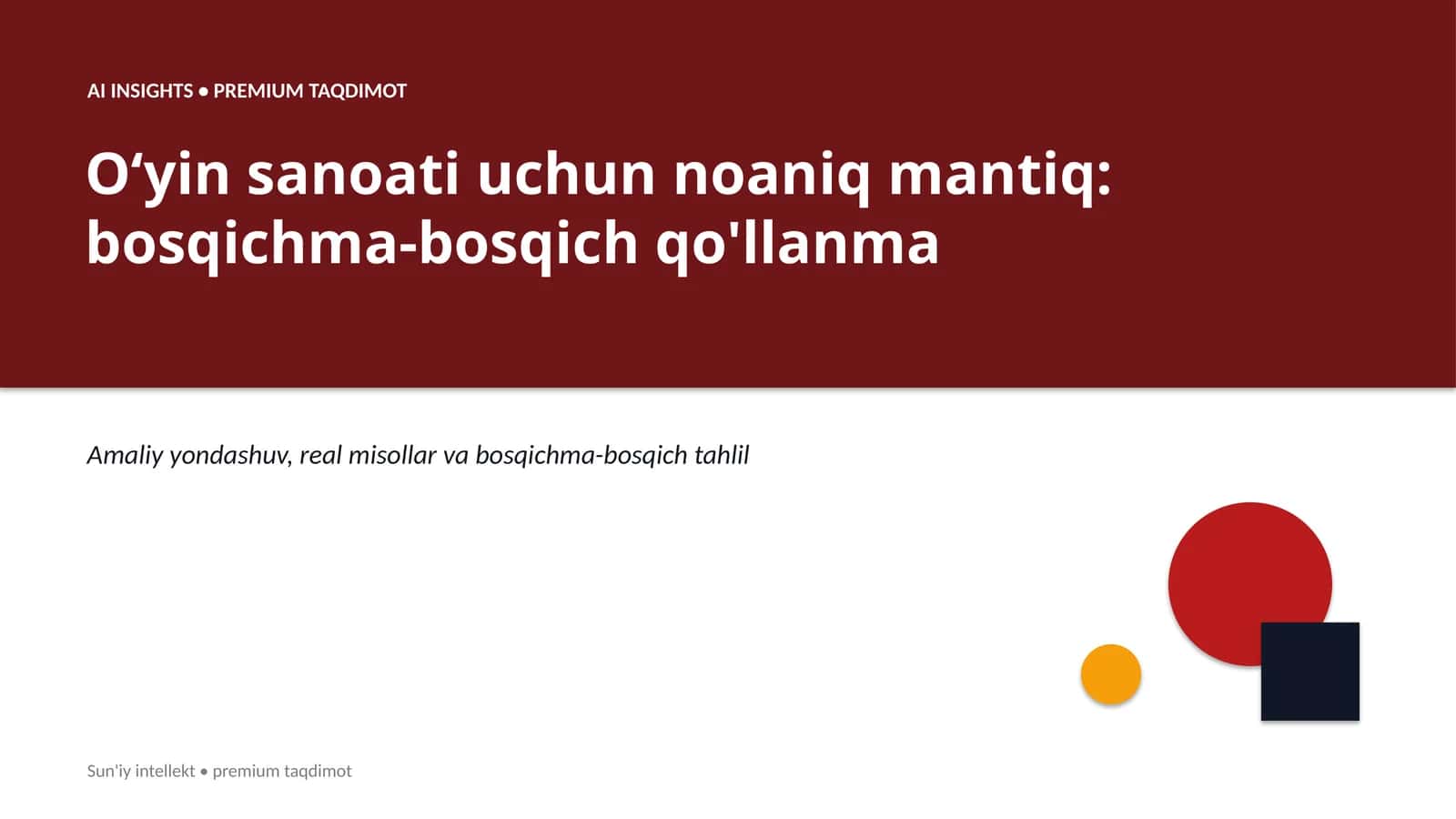 Noaniq Mantiq (Fuzzy Logic)