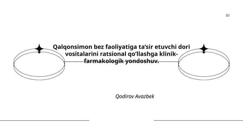 Qalqonsimon bez faoliyatiga ta’sir etuvchi dori vositalarini ratsional qo‘llashga klinik-farmakologik yondoshuv