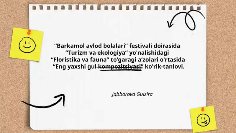 Eng yaxshi gul kompozitsiyasi ko'rik-tanlovi