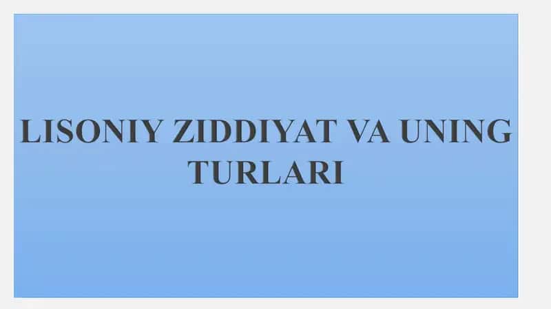 Teng qiymatli (ekvipolent) ziddiyatlar