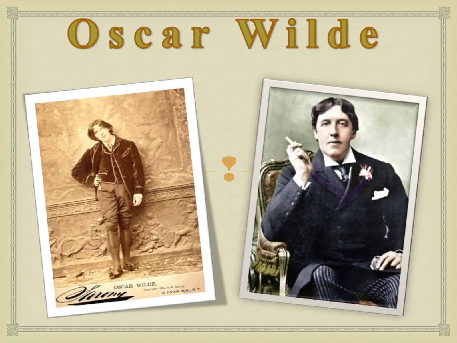 Oscar Fingal O’Flahertie Wills Wilde