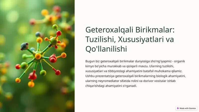 Geteroxalqali Birikmalar