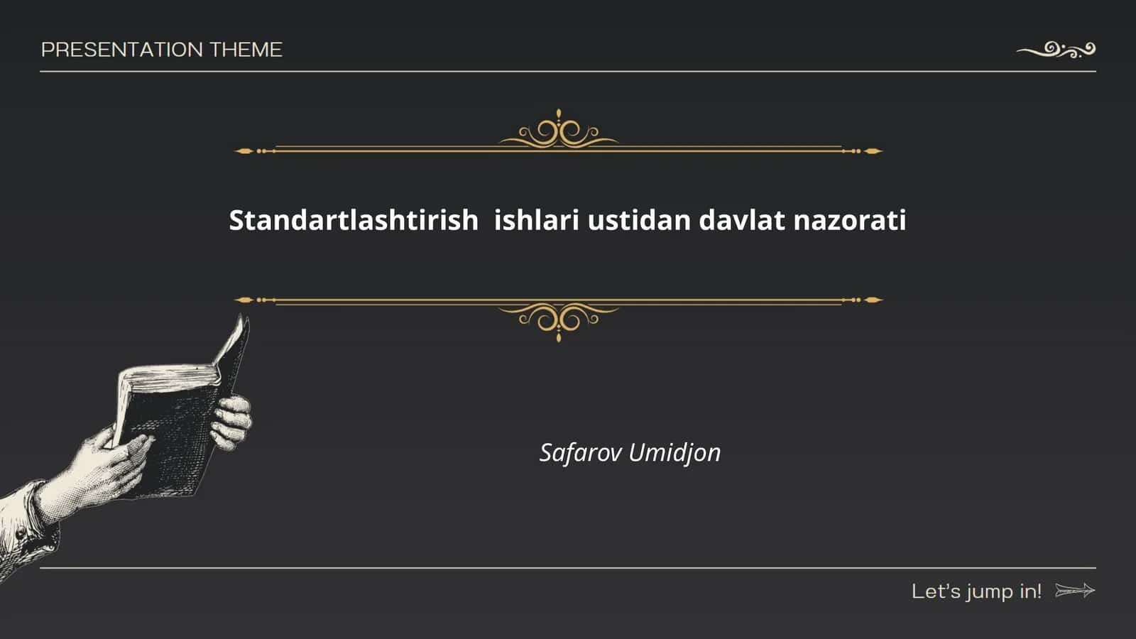 Standartlashtirish ishlari ustidan davlat nazorati