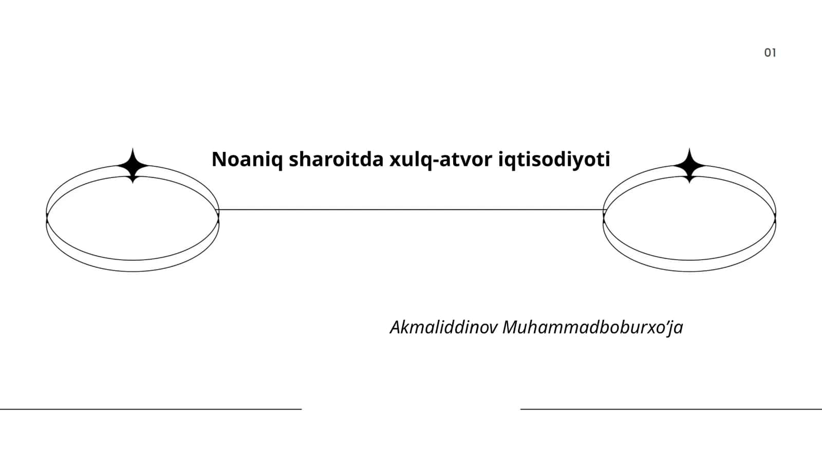 Noaniq sharoitda xulq-atvor iqtisodiyoti
