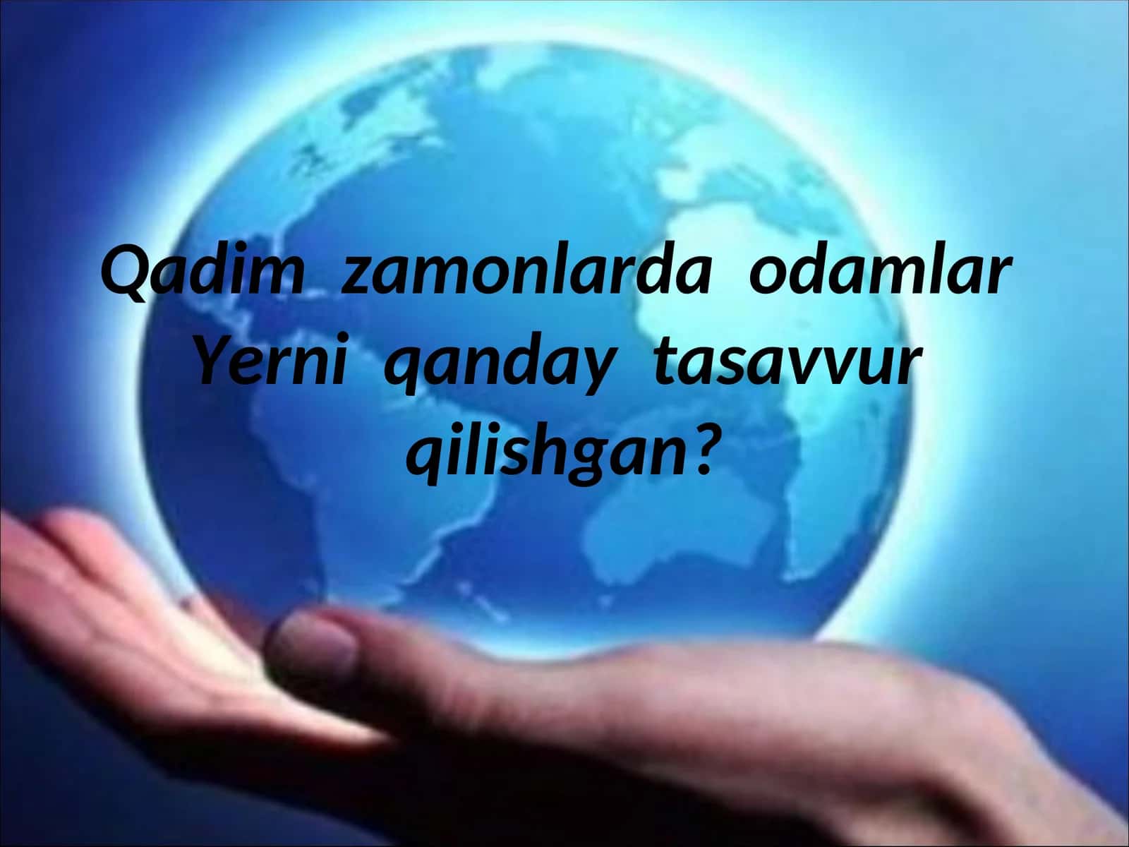 Yerni tasavvur qilish uslubi