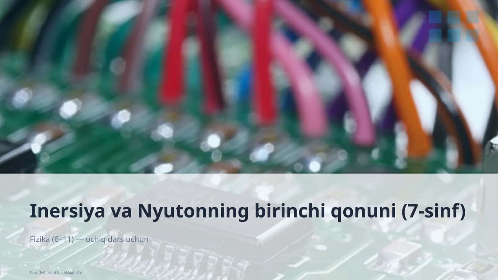 Inersiya va Nyutonning birinchi qonuni (7-sinf)
