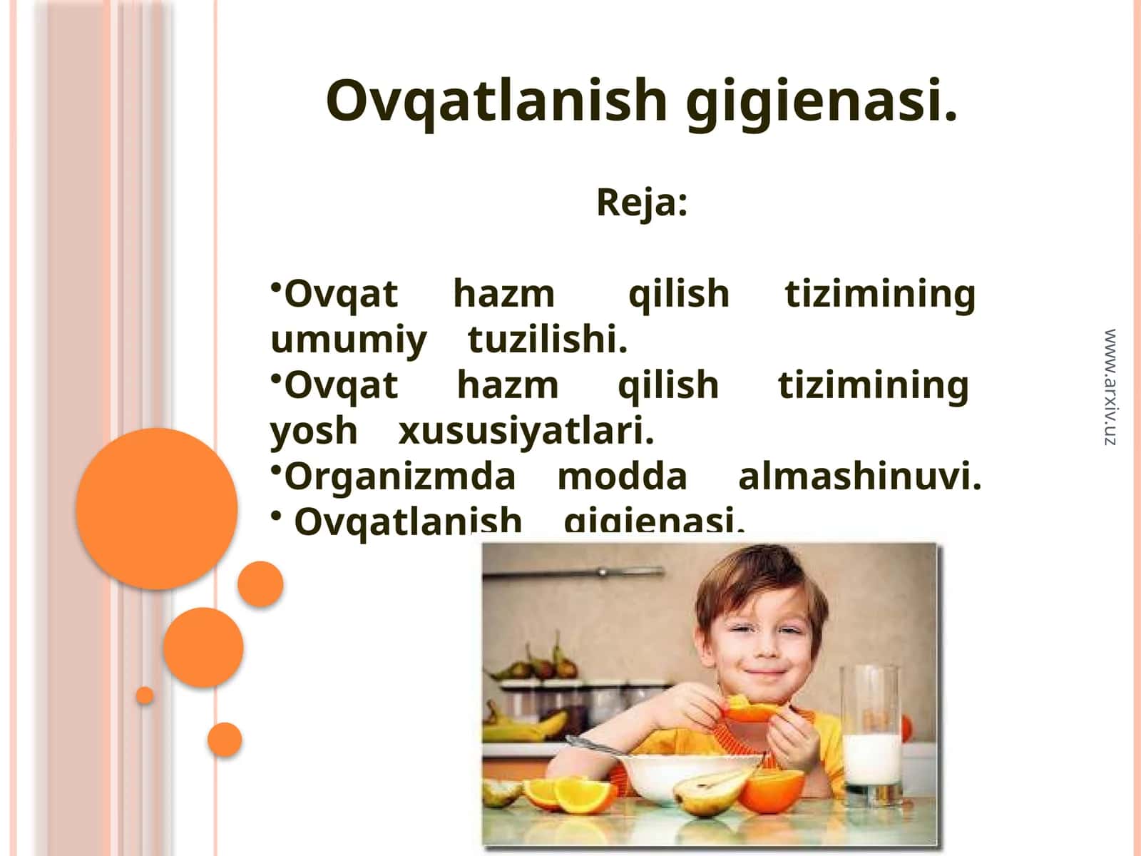 Ovqatlanish gigienasi