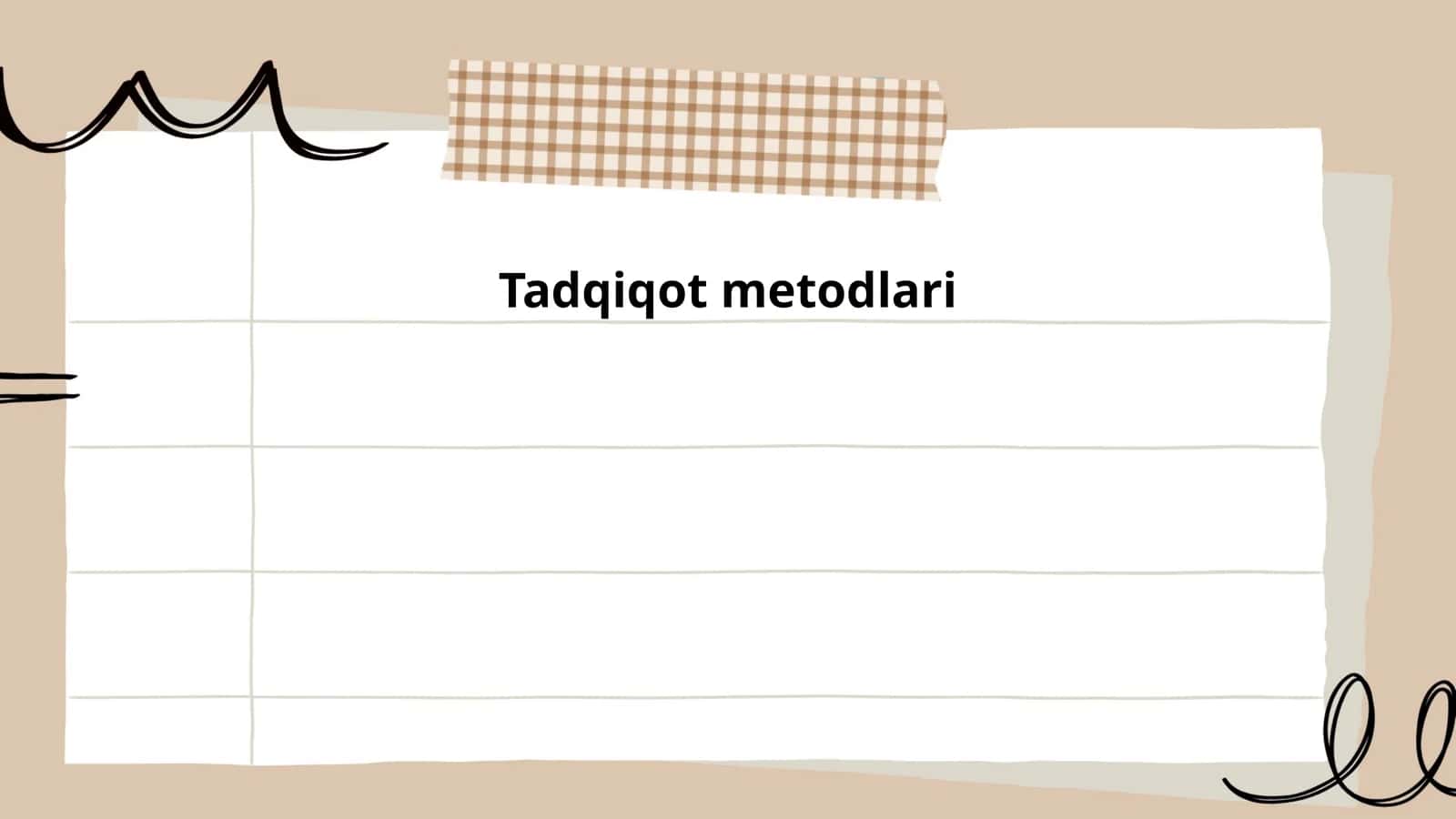 Tadqiqot metodlari