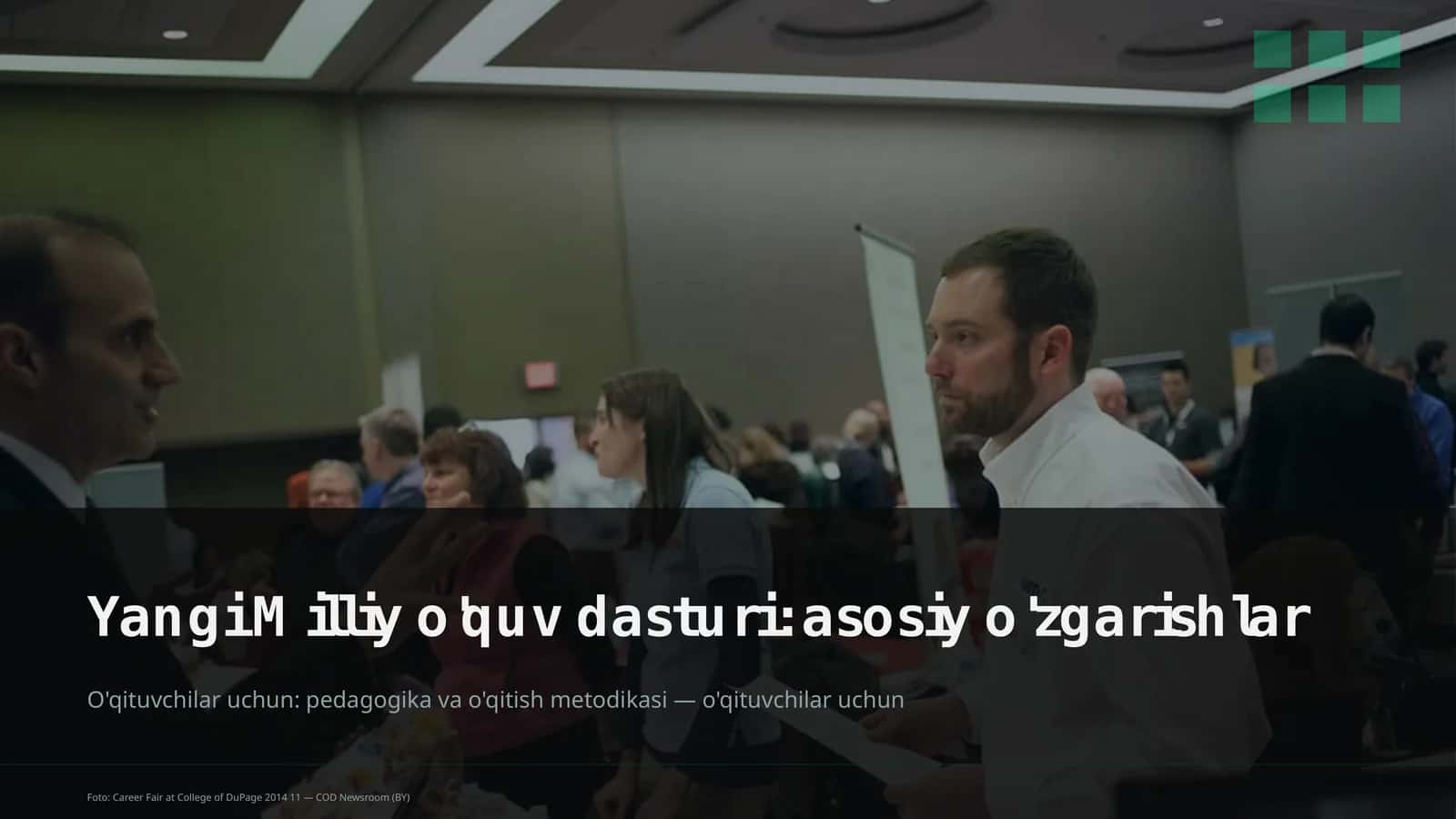 Yangi Milliy o'quv dasturi: asosiy o'zgarishlar
