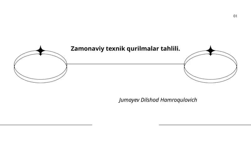 Zamonaviy sensor texnologiyalari va ularning qurilmalar tahlili