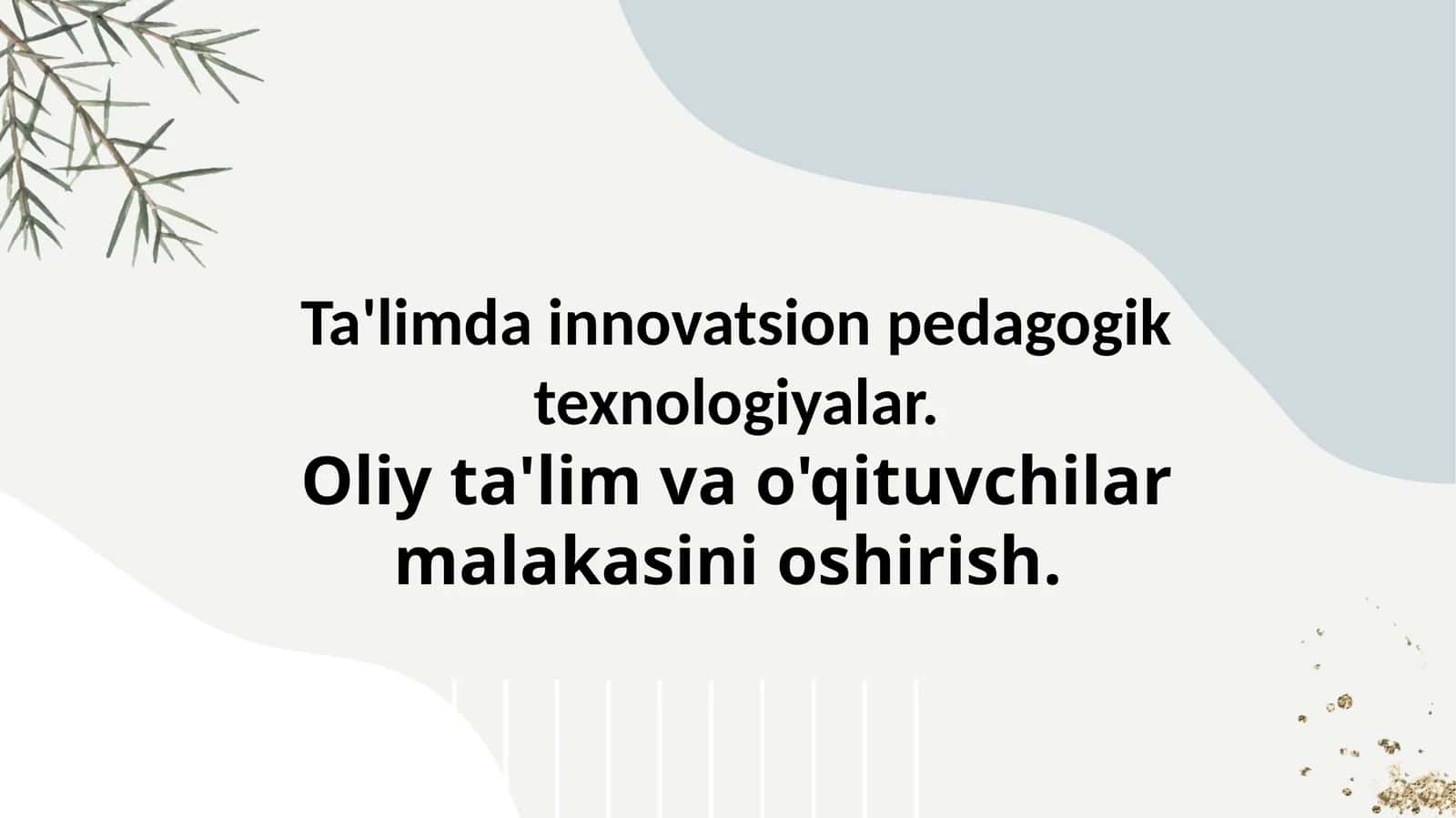 Oliy ta'lim