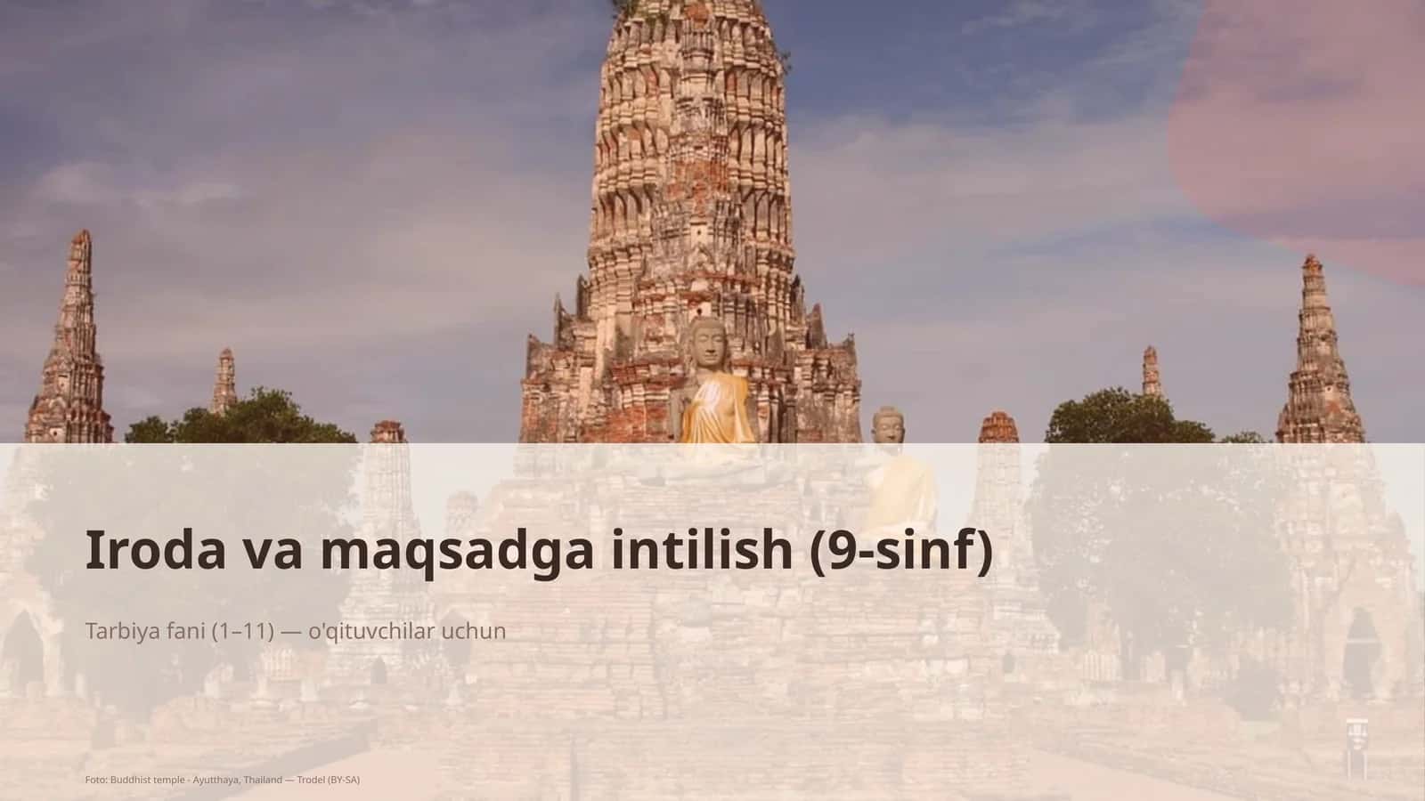 Iroda va maqsadga intilish (9-sinf)