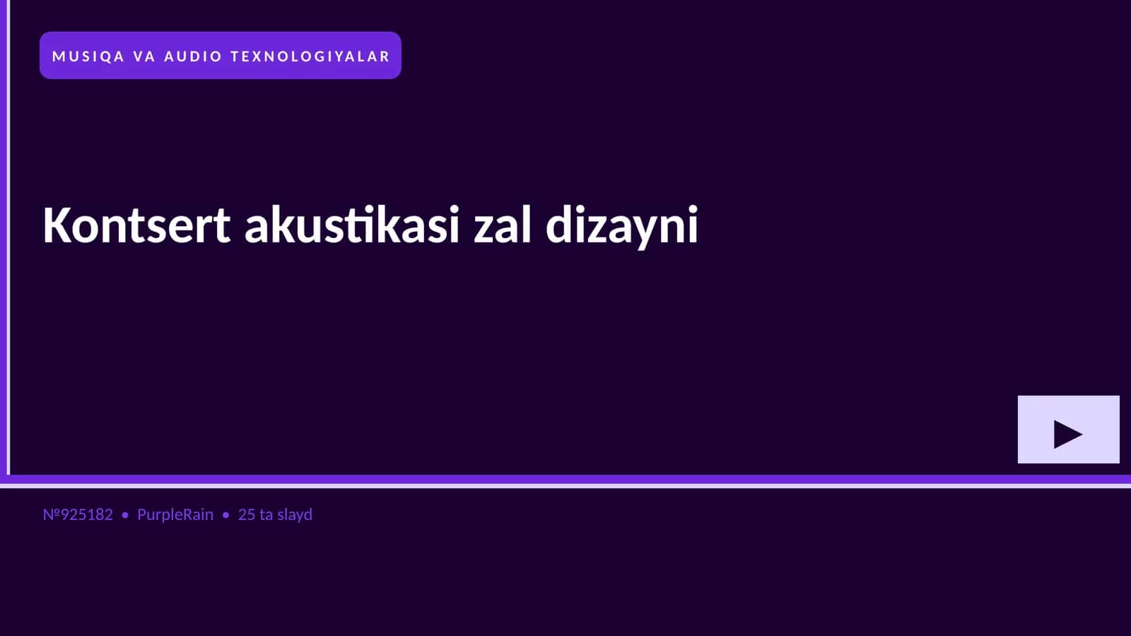 Kontsert akustikasi zal dizayni