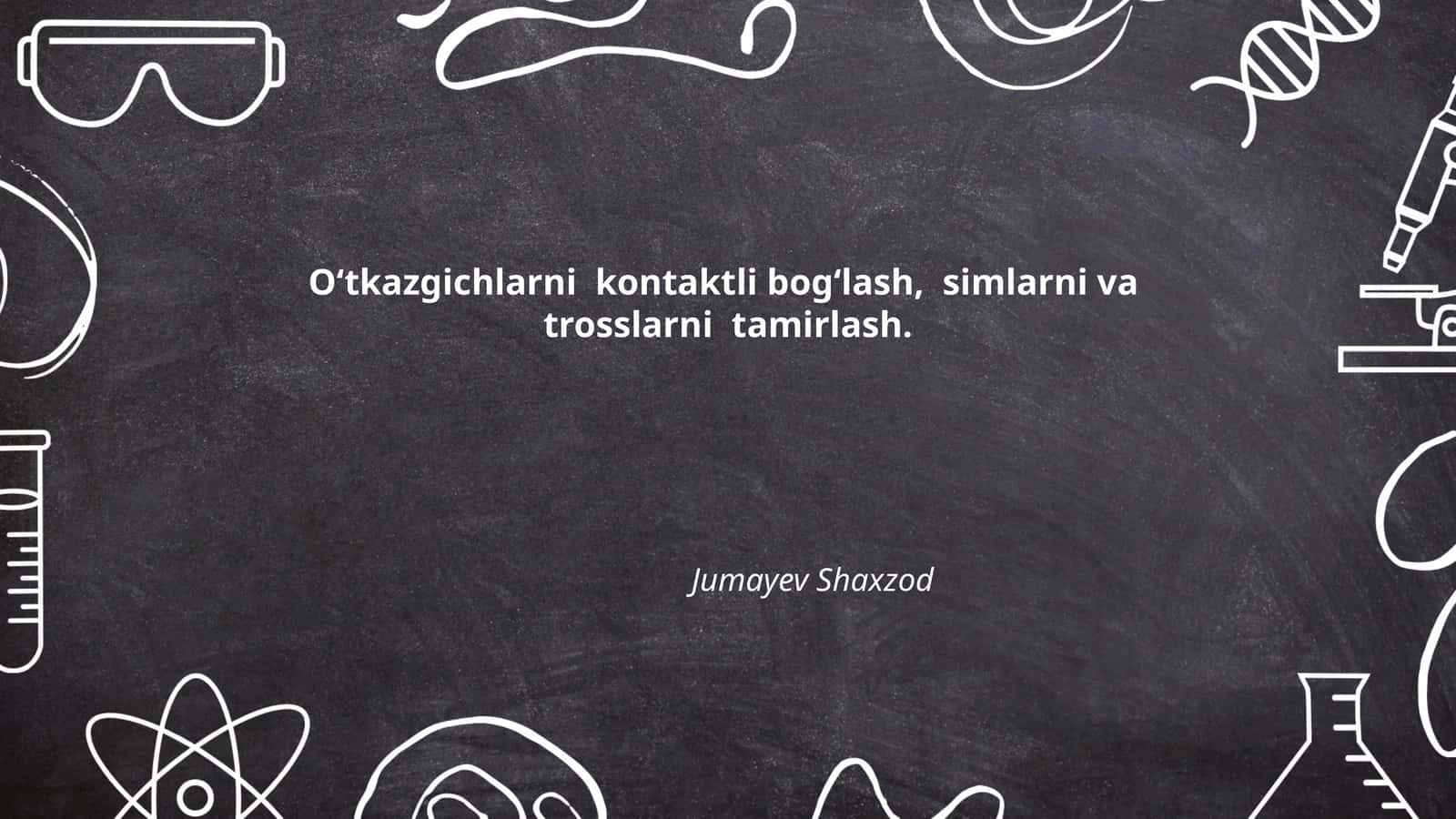 O‘tkazgichlarning kontaktli bog‘lash texnikalari