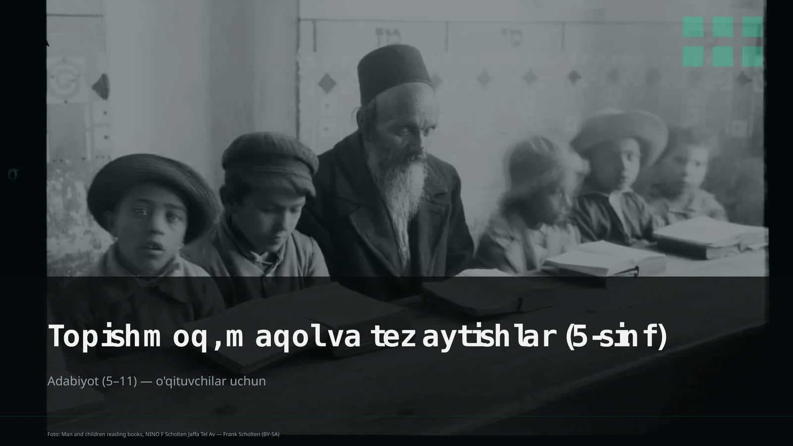 Topishmoq, maqol va tez aytishlar (5-sinf)