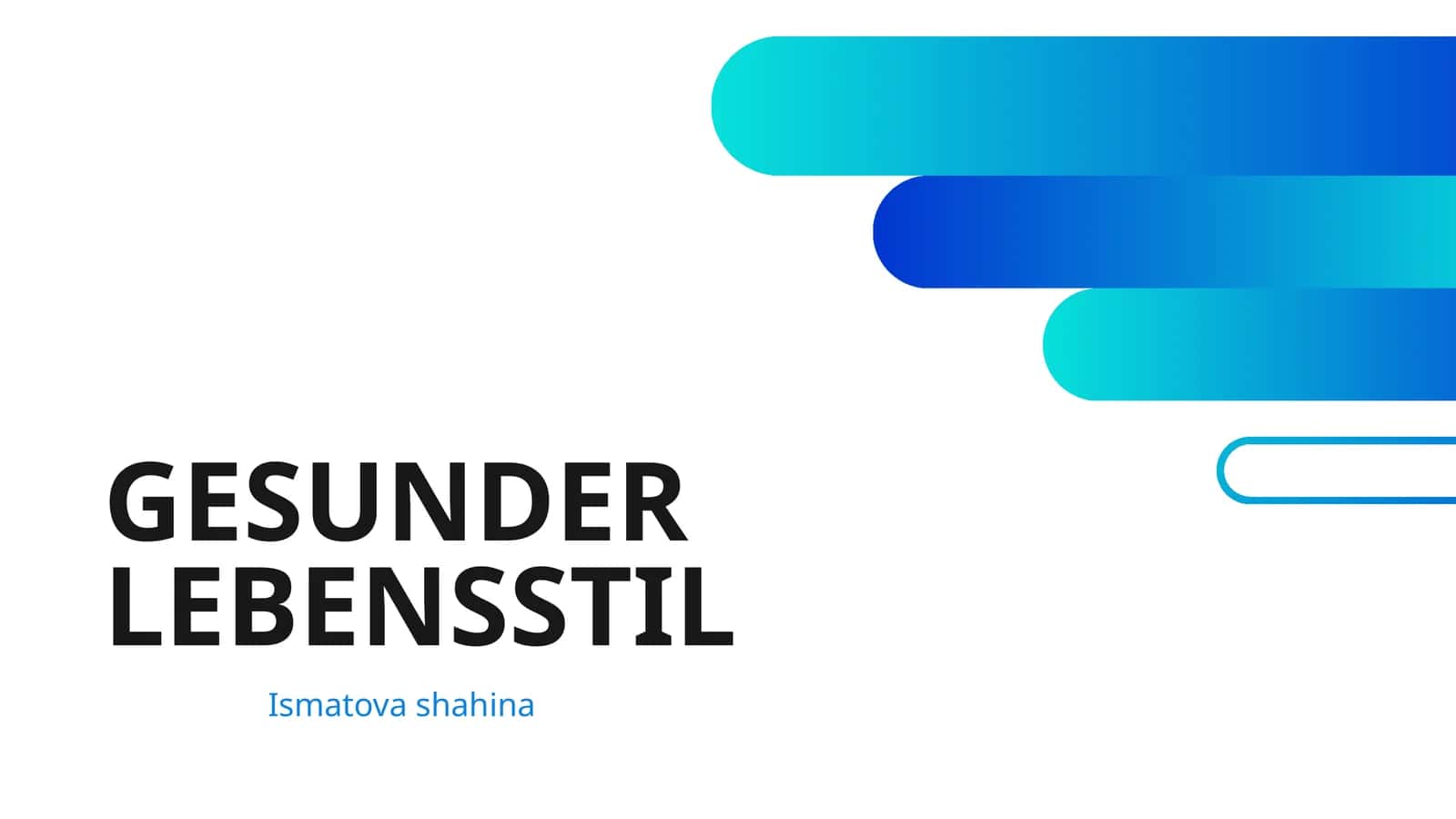 GESUNDER LEBENSSTIL