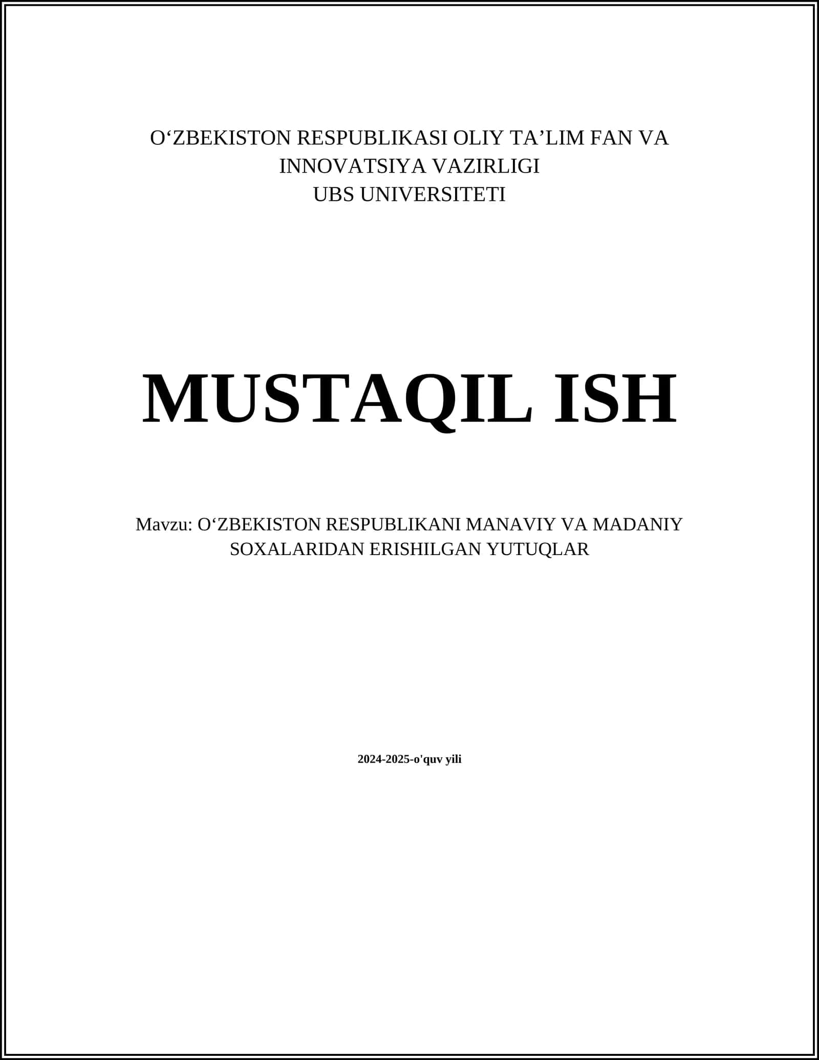 Oʻzbekistonning milliy merosini asrash va tiklash dasturlari