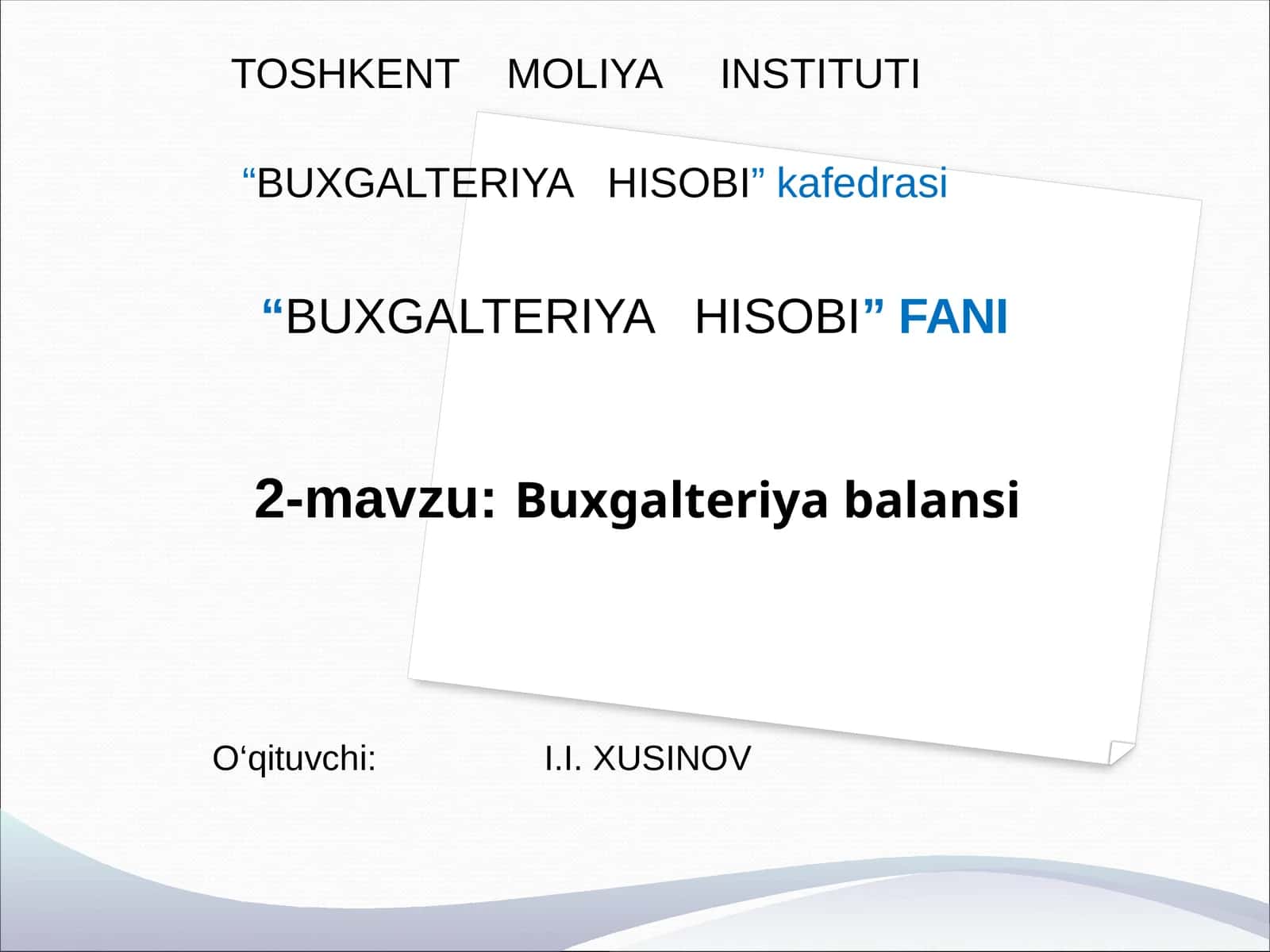 Buxgalteriyabalansi