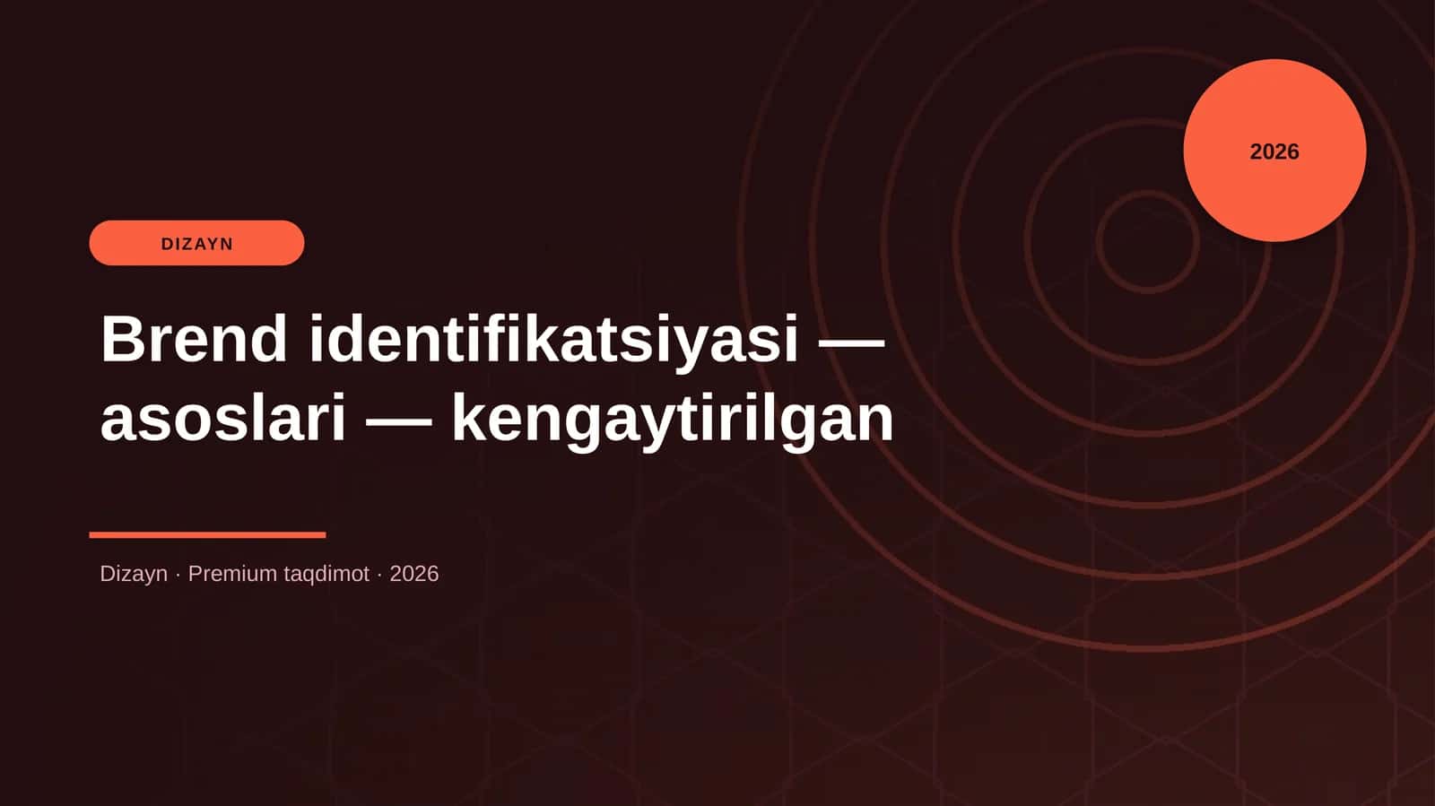Brend identifikatsiyasi — asoslari — kengaytirilgan