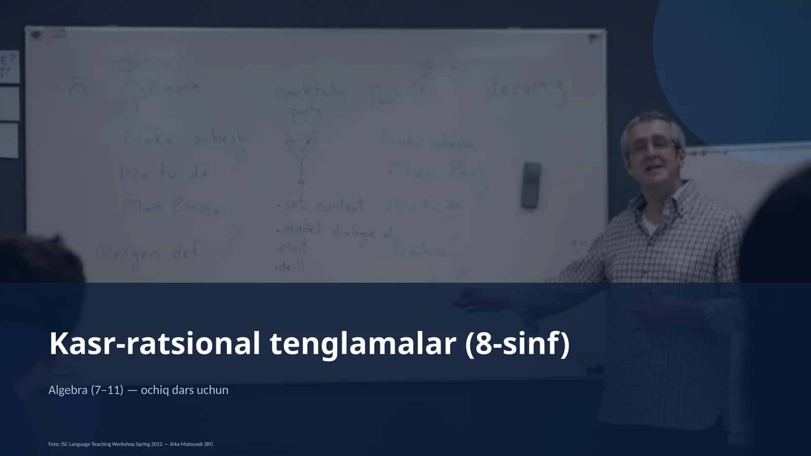 Kasr-ratsional tenglamalar (8-sinf)