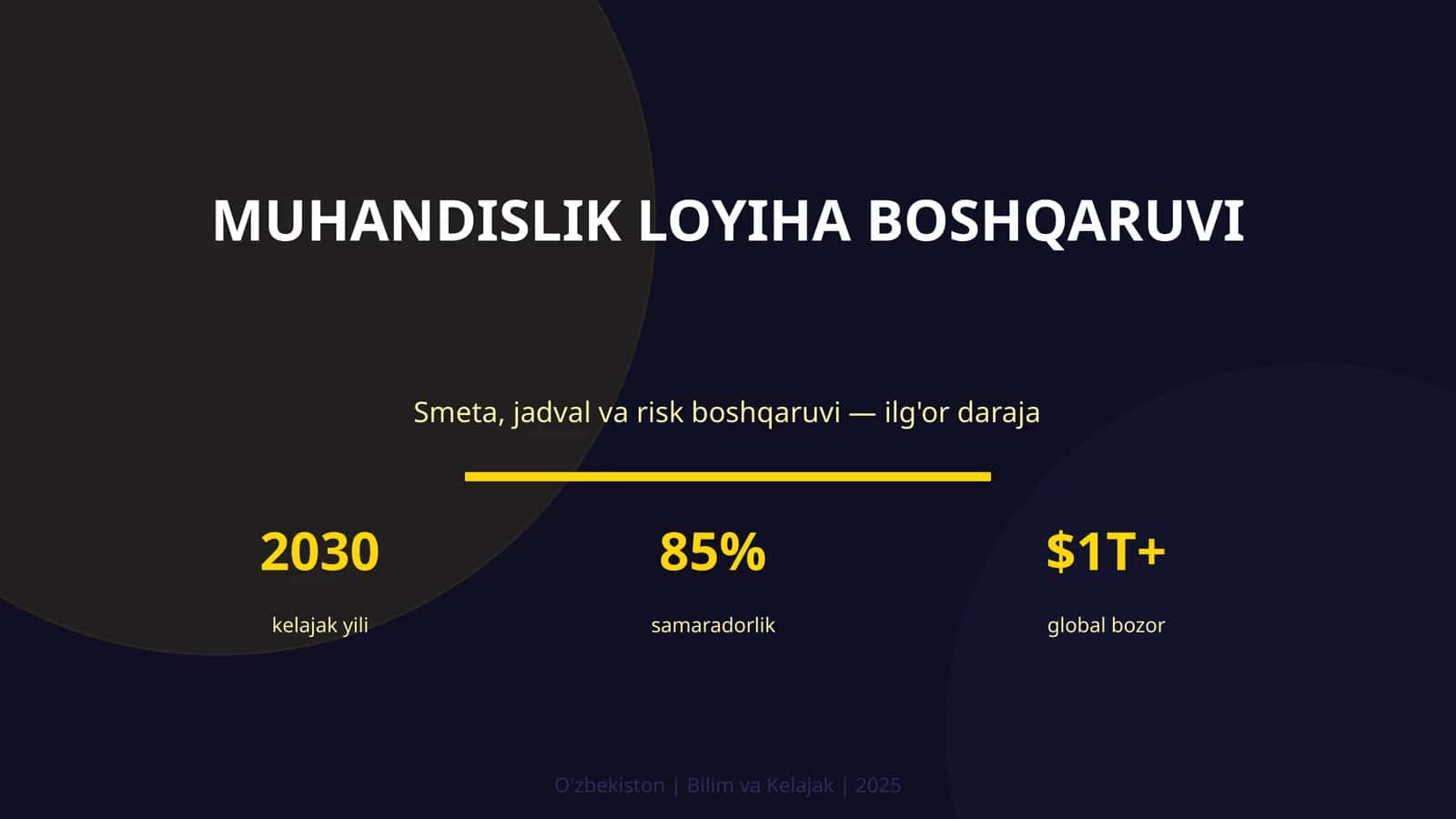 Muhandislik loyiha boshqaruvchi