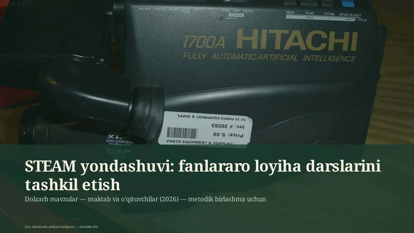 STEAM yondashuvi: fanlararo loyiha darslarini tashkil etish