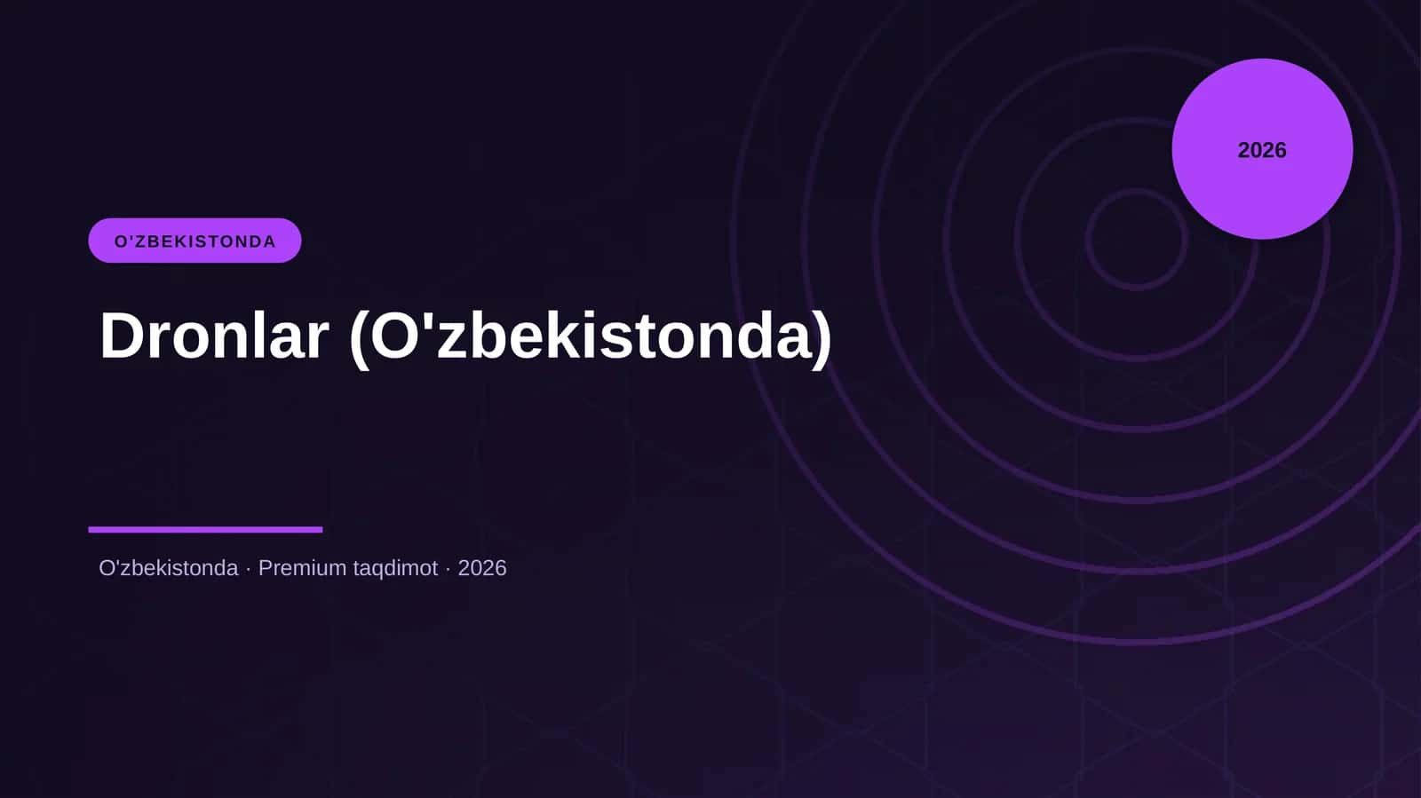 Dronlar (O'zbekistonda)