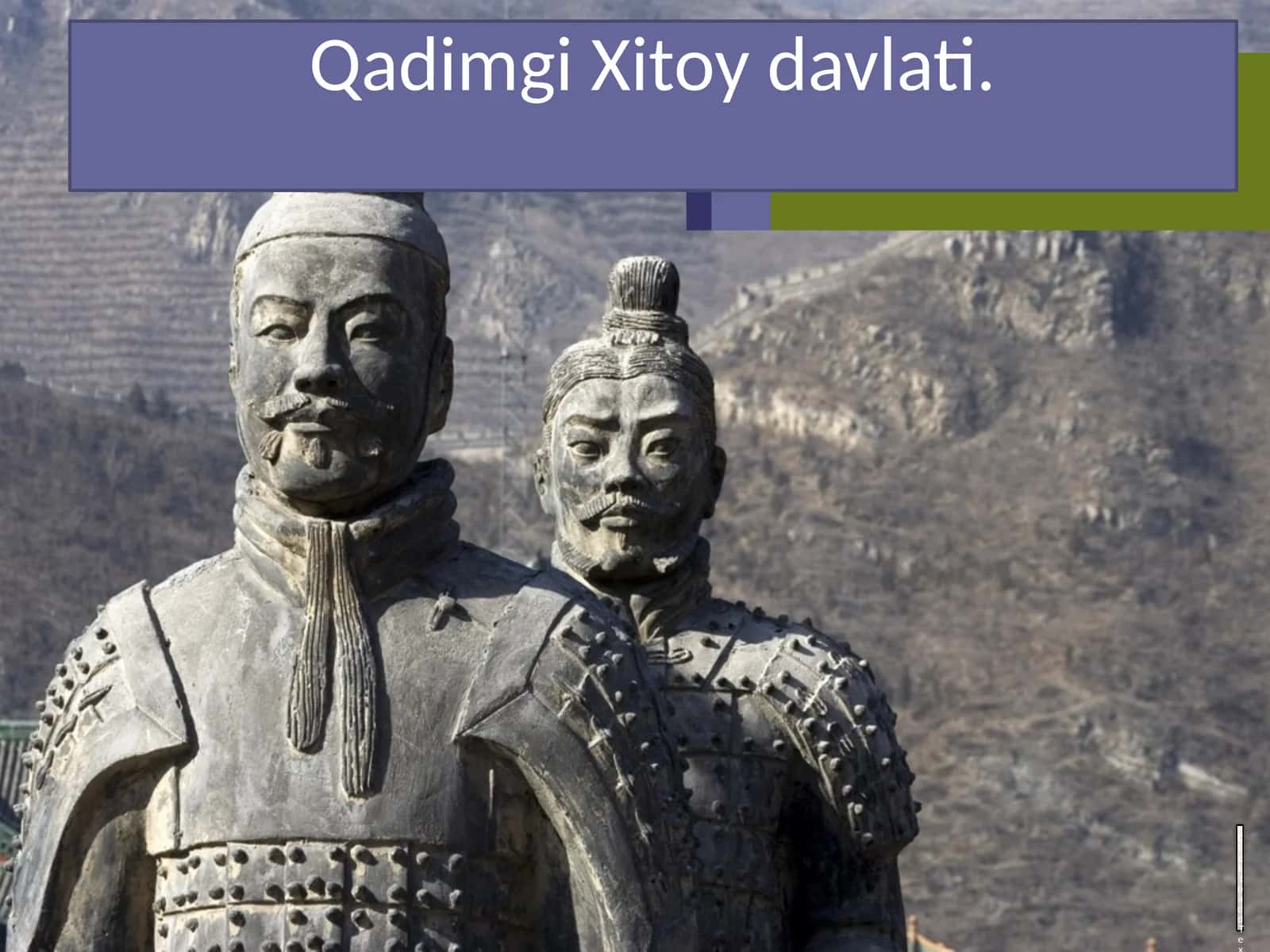 Qadimgi Xitoy davlatining yuksalishi 1