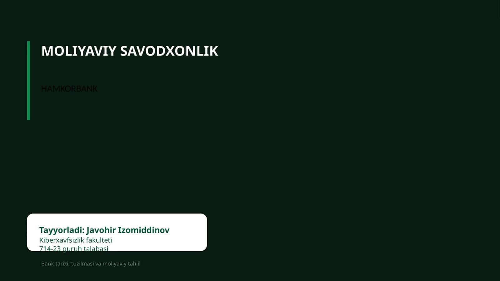 Hamkorbank