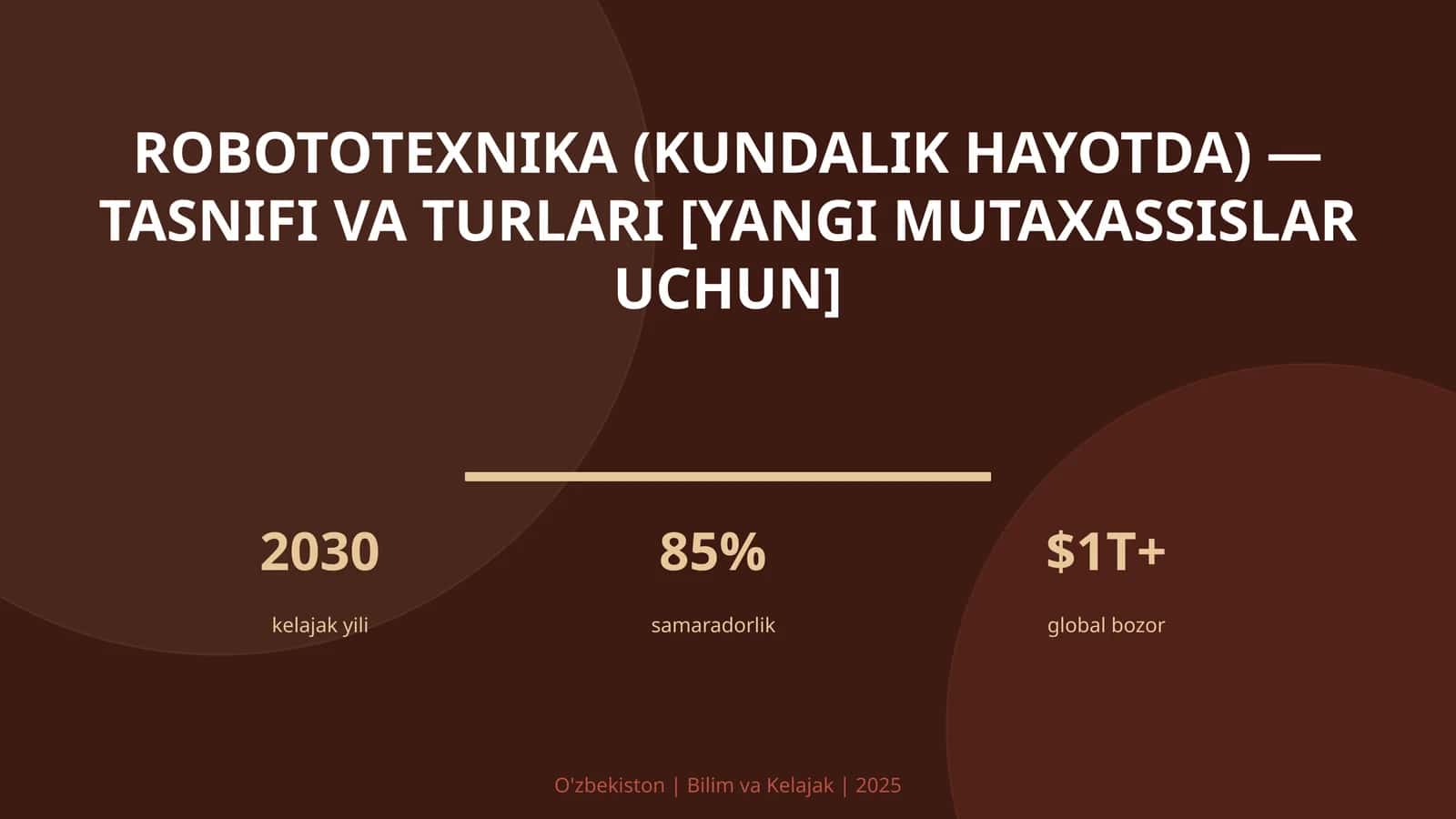 Robototexnika (kundalik hayotda) — tasnifi va turlari [yangi mutaxassislar uchun]