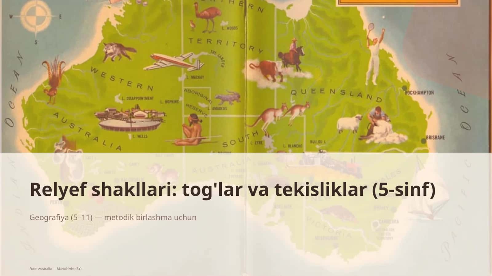 Relyef shakllari: tog'lar va tekisliklar (5-sinf)