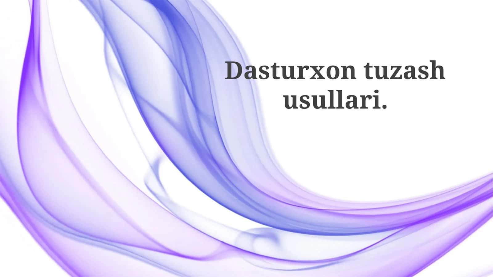 Dasturxontuzashusullari